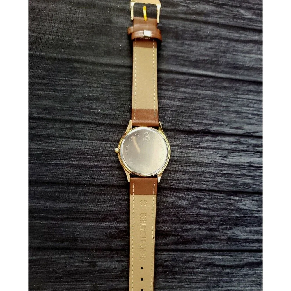 Rare Vintage‎ Jules Jurgensen Gold Men’s 377 Champaign Diamond Dial Wristwatch!